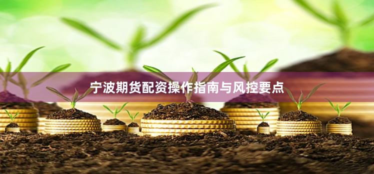 宁波期货配资操作指南与风控要点